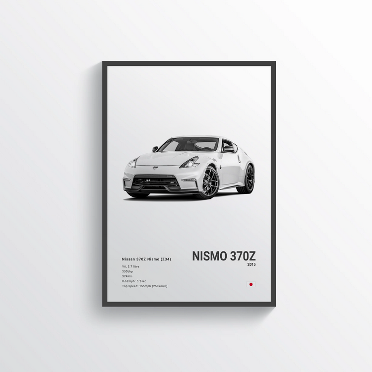 Nissan 370Z Nismo 2015 Classic Poster