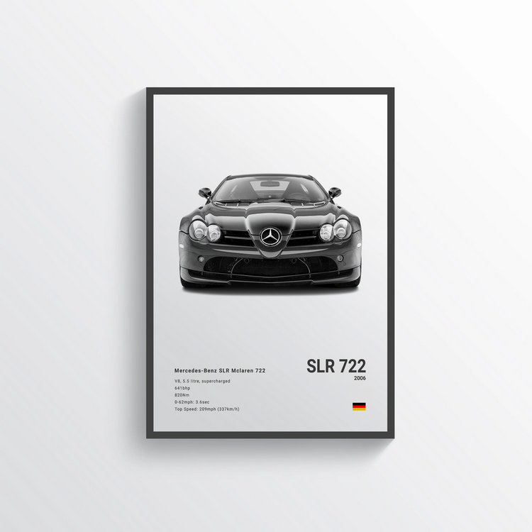 Mercedes SLR McLaren 722 2006 Classic Poster