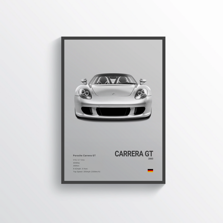 Porsche Carrera GT 2003 Classic Poster