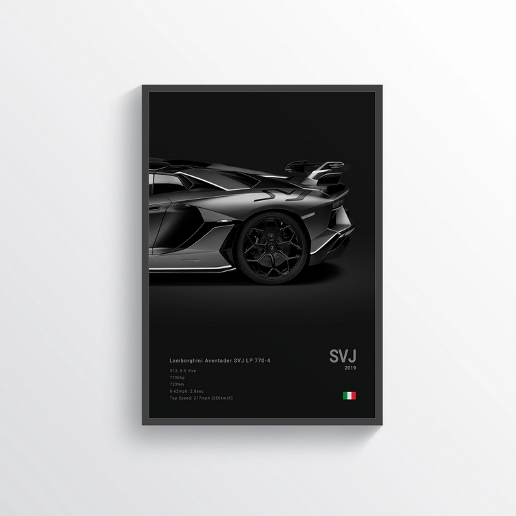 Lamborghini Aventador SVJ LP 770-4 2019 n°2 Classic Poster