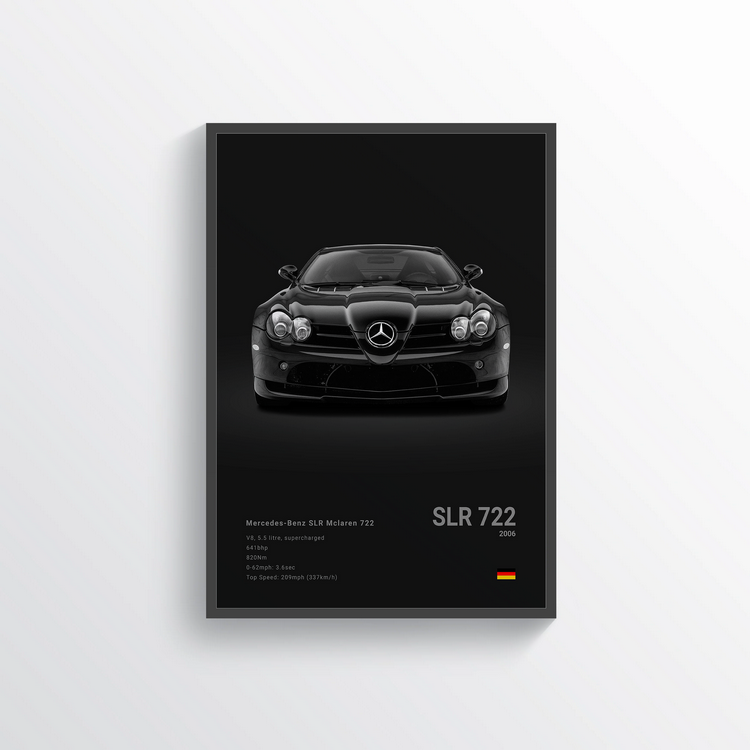 Mercedes SLR McLaren 722 2006 Classic Poster