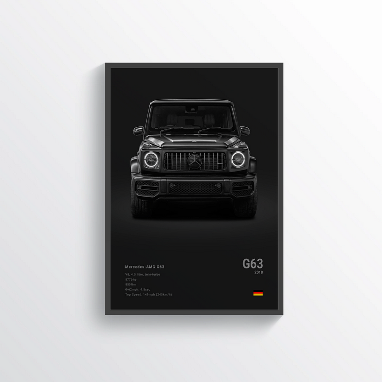 Mercedes Classe G63 2018 Classic Poster