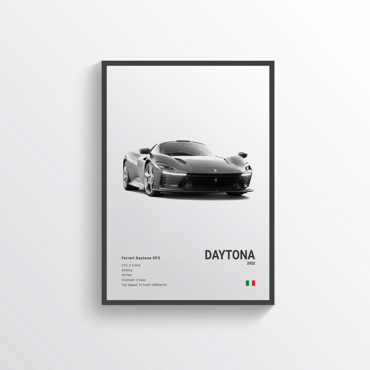 Ferrari Daytona SP3 2022 Classic Poster