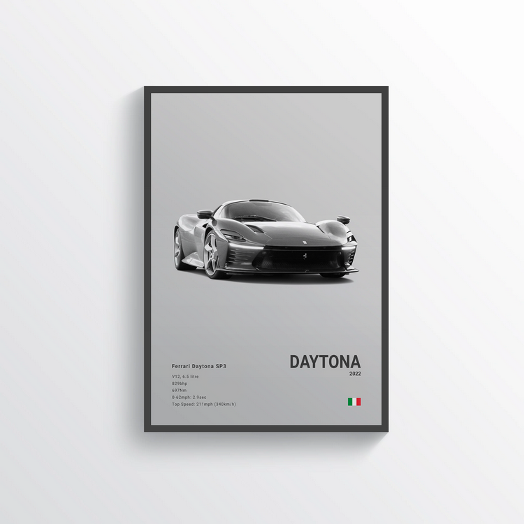 Ferrari Daytona SP3 2022 Classic Poster