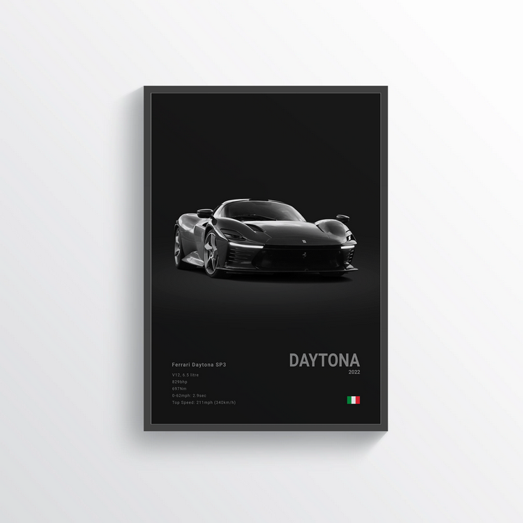 Ferrari Daytona SP3 2022 Classic Poster