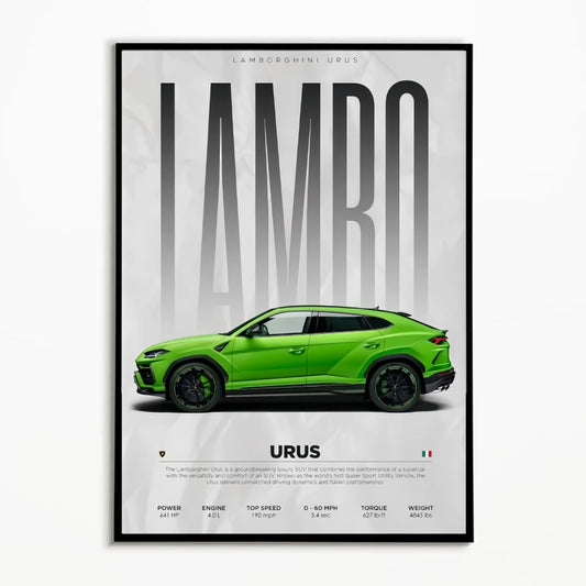 Lamborghini Urus Premium Poster