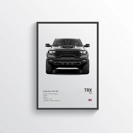 Dodge Ram 1500 TRX 2021 Classic Poster