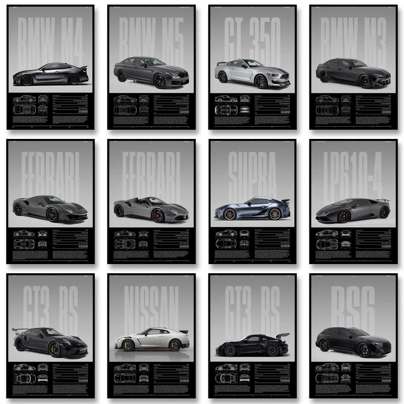 Affiche du plan de la McLaren 765 LT