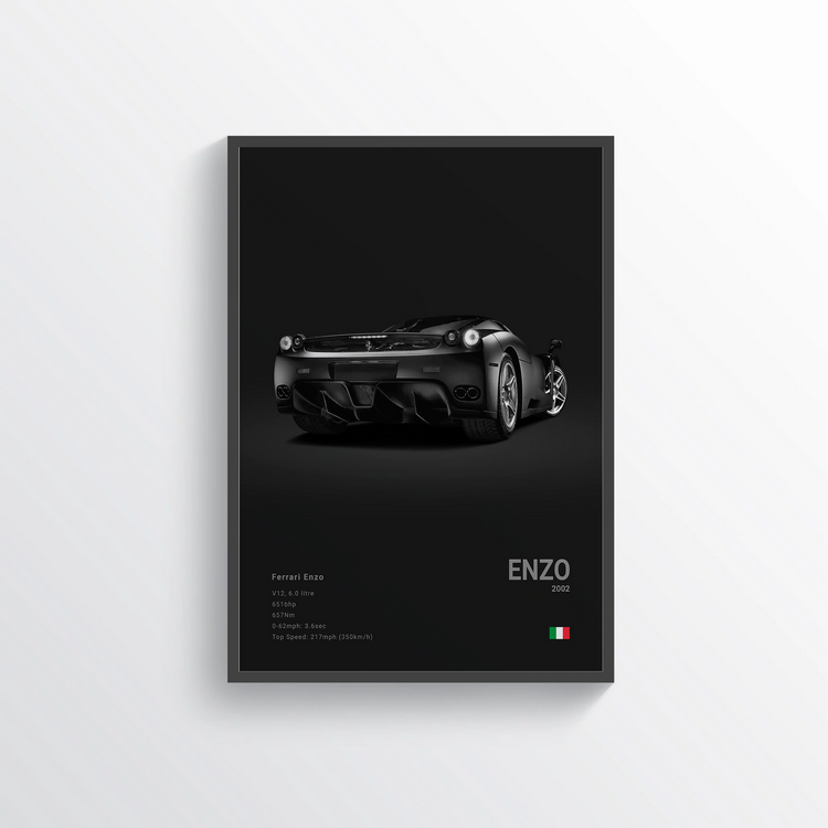 Ferrari Enzo 2002 Classic Poster