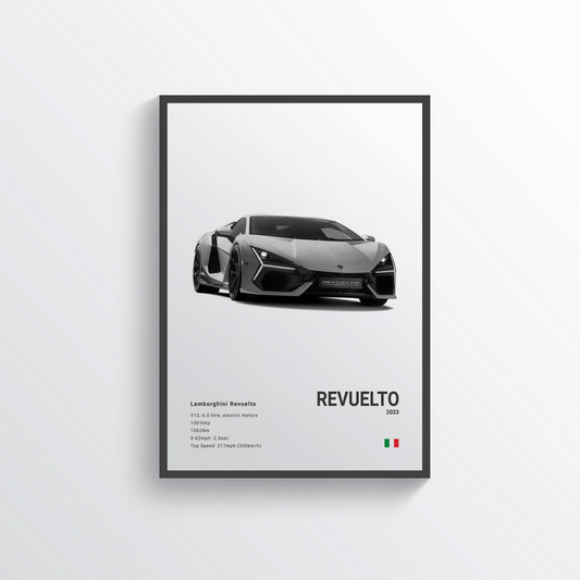 Lamborghini Revuelto 2023 Classic Poster