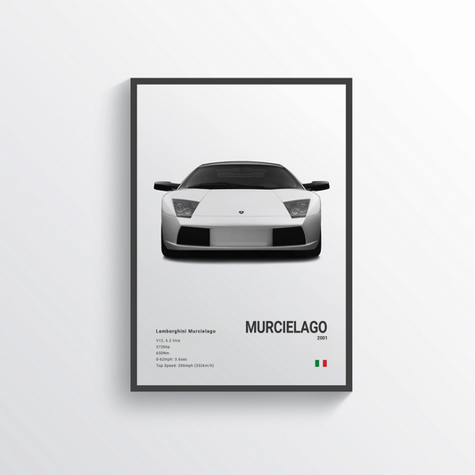 Lamborghini Murcielago 2001 Classic Poster