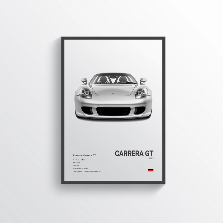 Porsche Carrera GT 2003 Classic Poster