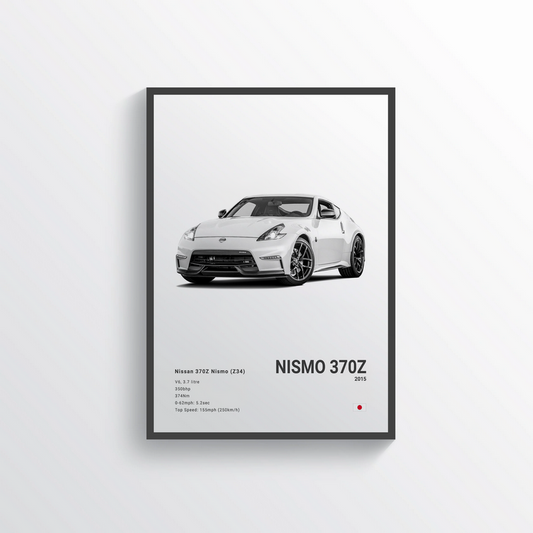 Nissan 370Z Nismo 2015 Classic Poster