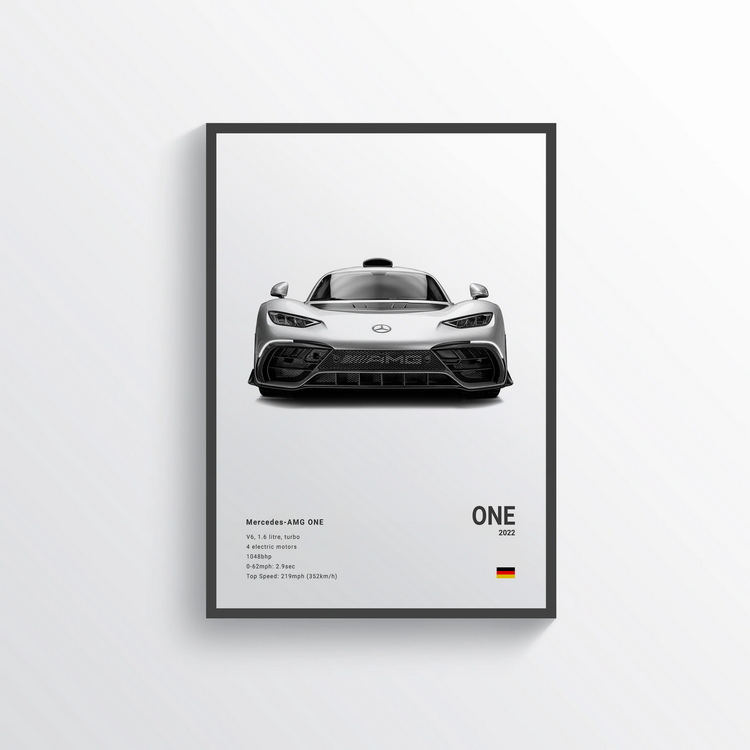 Mercedes AMG One 2022 Classic Poster