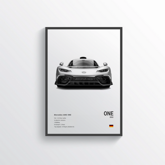 Mercedes AMG One 2022 Classic Poster