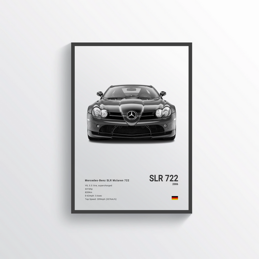Mercedes SLR McLaren 722 2006 Classic Poster