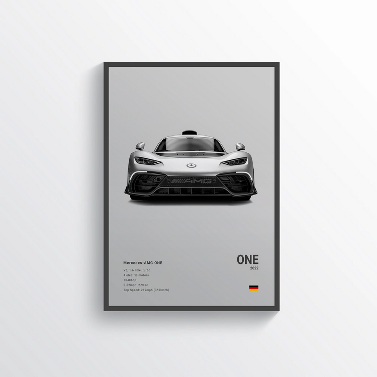 Mercedes AMG One 2022 Classic Poster