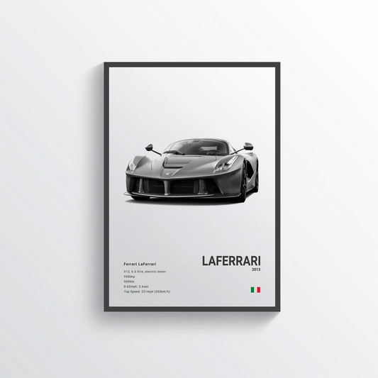 Ferrari LaFerrari 2013 Classic Poster